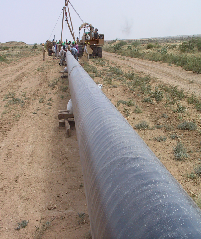 Construction phase of White Oil Pipeline