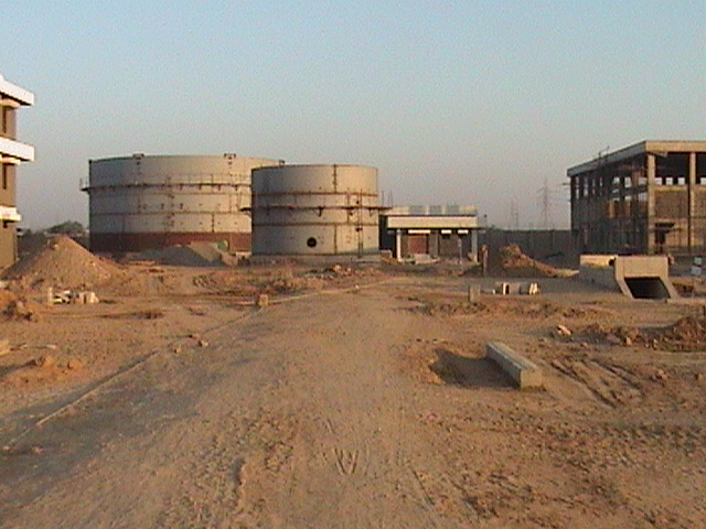 A View of Station during Construction Phase